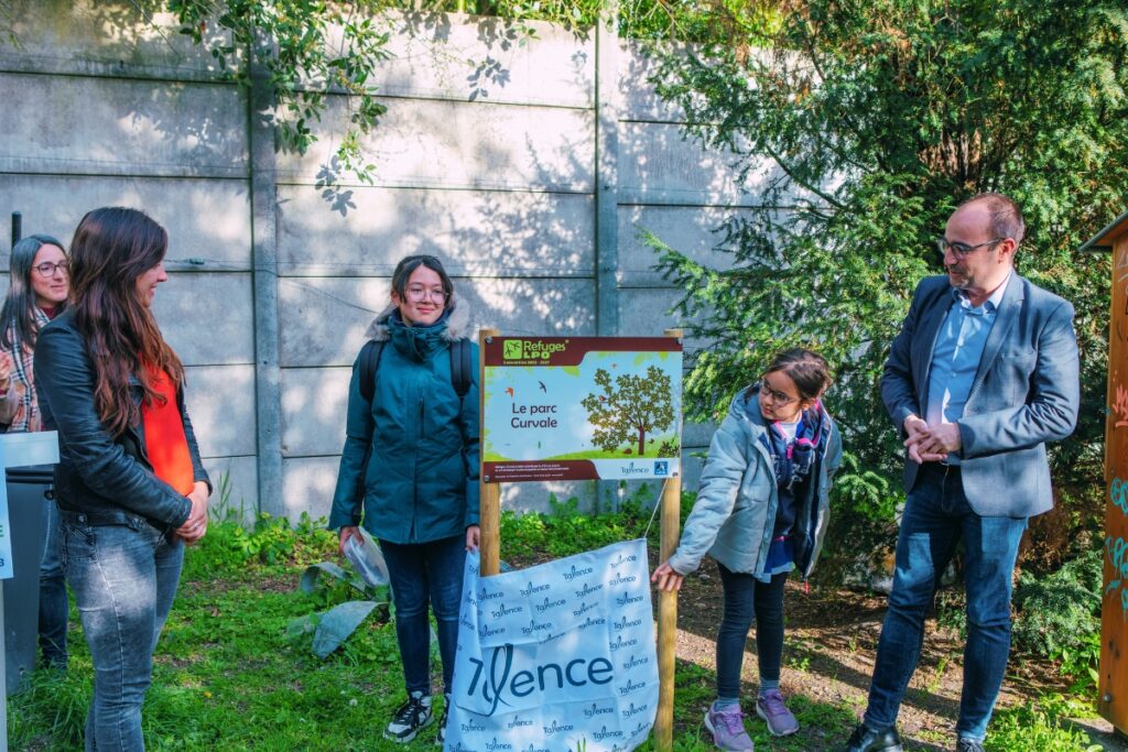 Inauguration du label LPO au parc Curvale