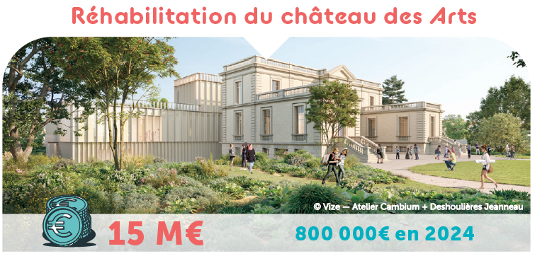 Réhabilitation du château des Arts