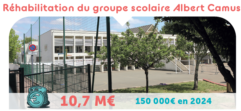 Réhabilitation du groupe scolaire Albert Camus